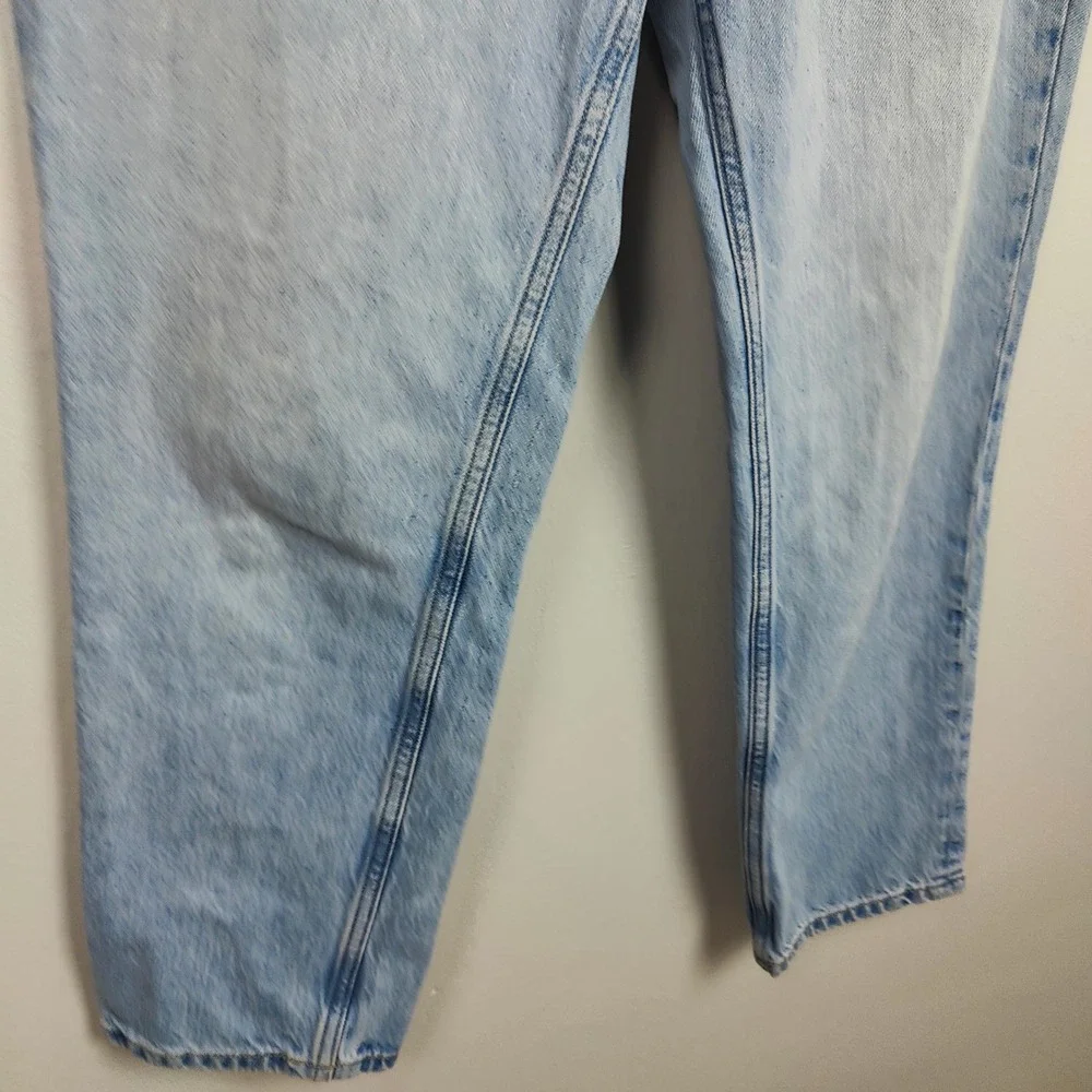 Everlane The Curvy 90s Cheeky Straight‎ Jean Womens 28 Light Wash Organic Cotton - Picture 4 of 11